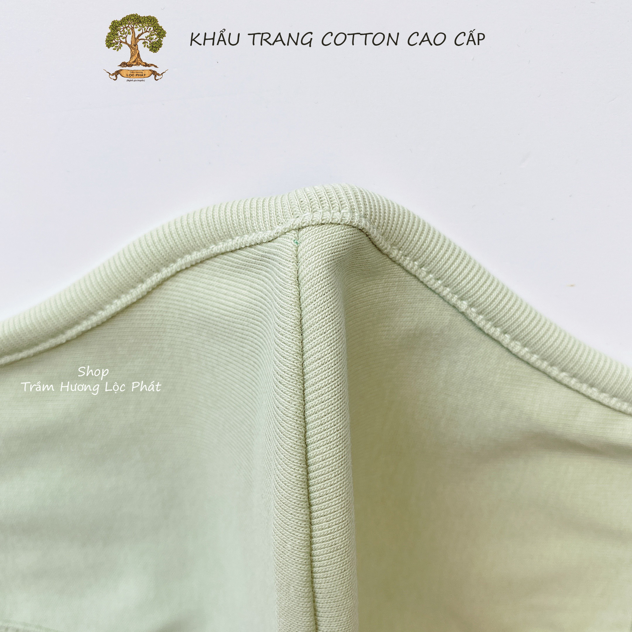 Khẩu Trang Vải Cotton Cao Cấp 2 lớp - Combo 5pcs - Màu Pastel Tinh Tế