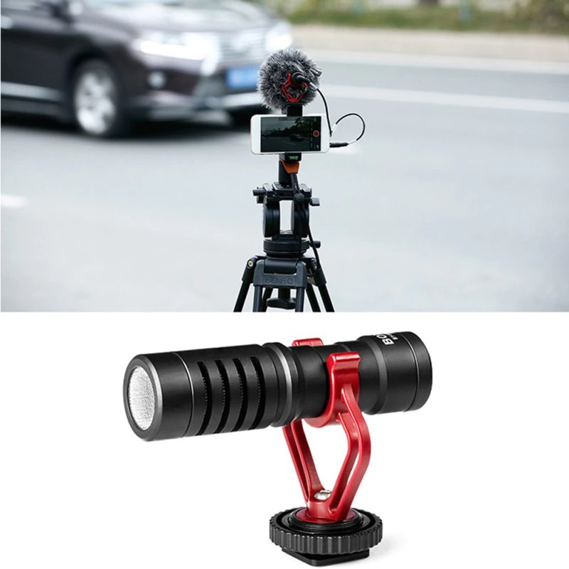 Boya BY-MM1+ (BY-MM1 Plus) - Micro Định Hướng Thu Âm Cho Điện Thoại, Máy Ảnh, DSLR, Máy Tính - Hàng chính hãng