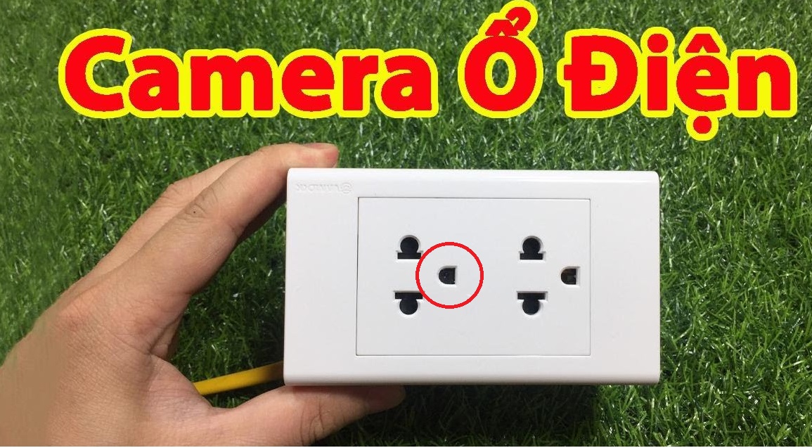 Ổ cắm điện 220V màu trắng - Ổ Cắm Âm Tường Ổ Cắm Nổi - WiFi ổ cắm điện 4K FullHD 1080P