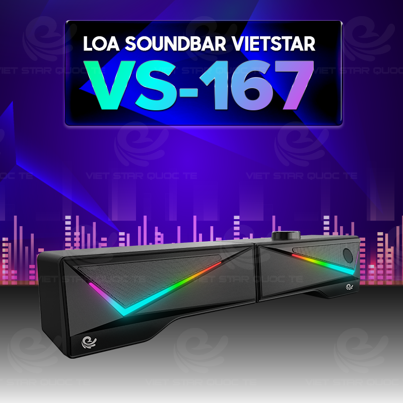 Loa Bluetooth Vi Tính Việt Star Quốc Tế VS-168 &amp; VS-167, Âm Thanh Cực Chất - Hàng Chính Hãng