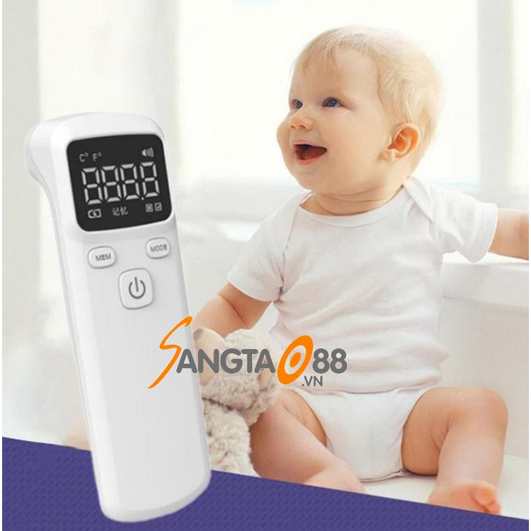 Máy đo trán cảm biến không tiếp xúc, độ chính xác nhanh trong 1 giây cao cấp -