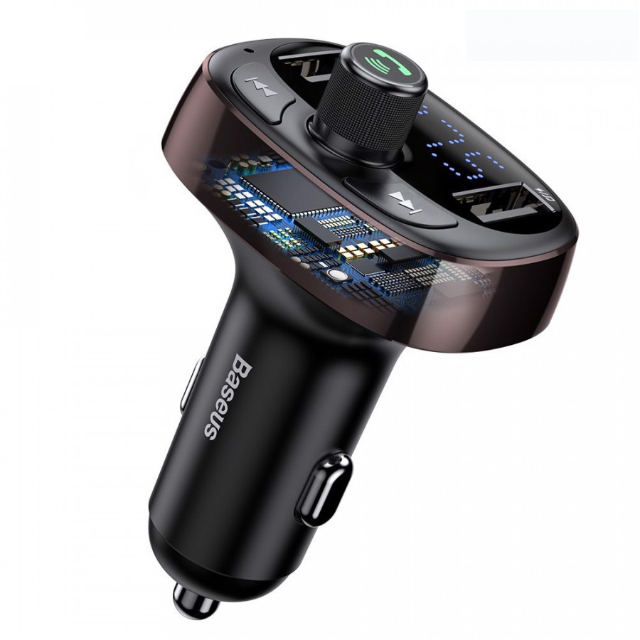 Tẩu sạc đa năng trên xe hơi Baseus S09 T-Typed Wireless MP3 Car Charger - Hàng chính hãng