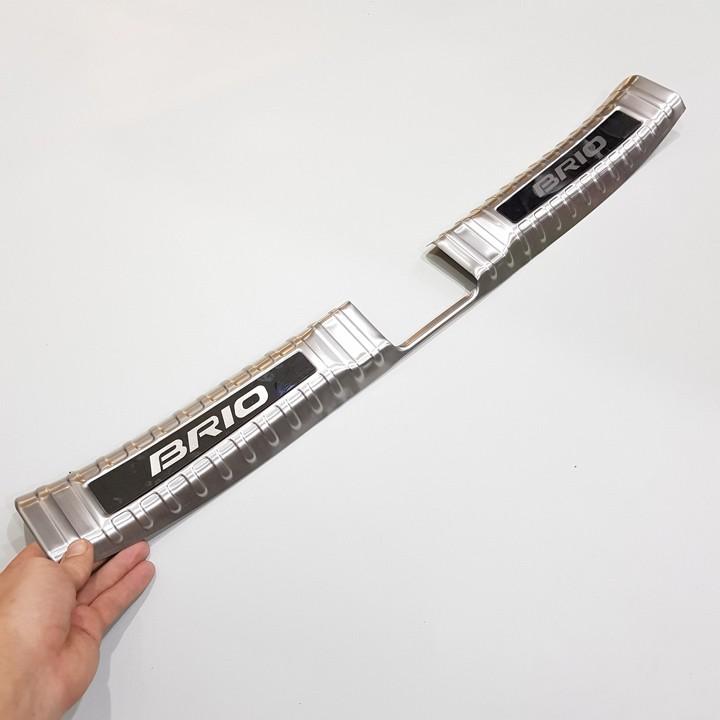 Ốp INOX chống trầy cốp trong Honda Brio