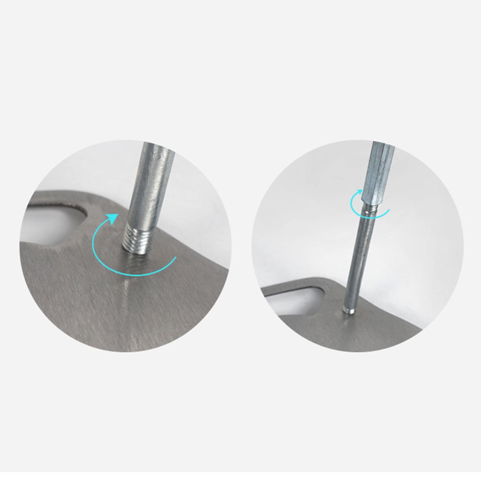 4x Grill Pan Holder Retractable Tool Stand for Barbecue Picnic Camping Indoor Hiking