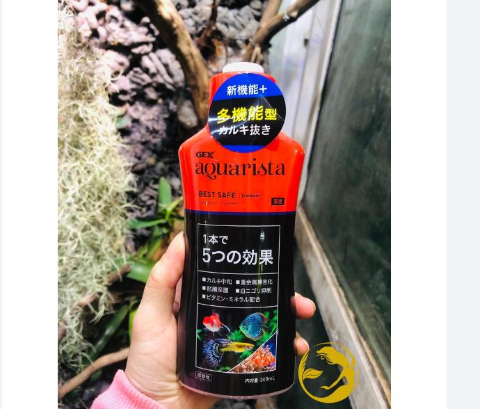 GEX - Aquarista Best Safe Premium  | Khử Clo và kết tủa trắng, bảo vệ màng nhầy cá cảnh thủy sinh