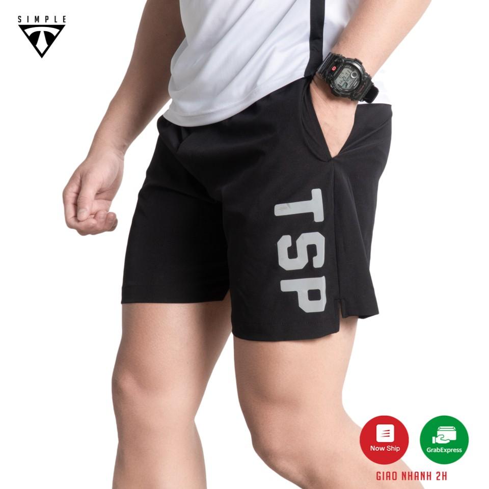 Quần Đùi Nam TSIMPLE Short Thể Thao tập gym vải thun lạnh thoáng mát co giãn thoải mái vận động QGDP2