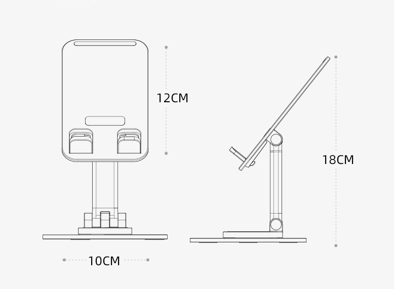 Giá Đỡ Máy Tính Bảng, Điện Thoại K39 Có đế Xoay 360 Độ