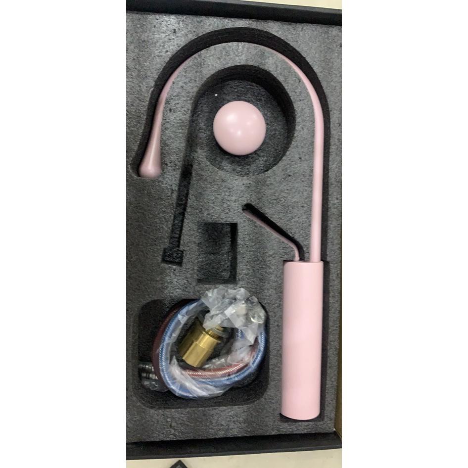 Vòi lavabo thiên nga hồng