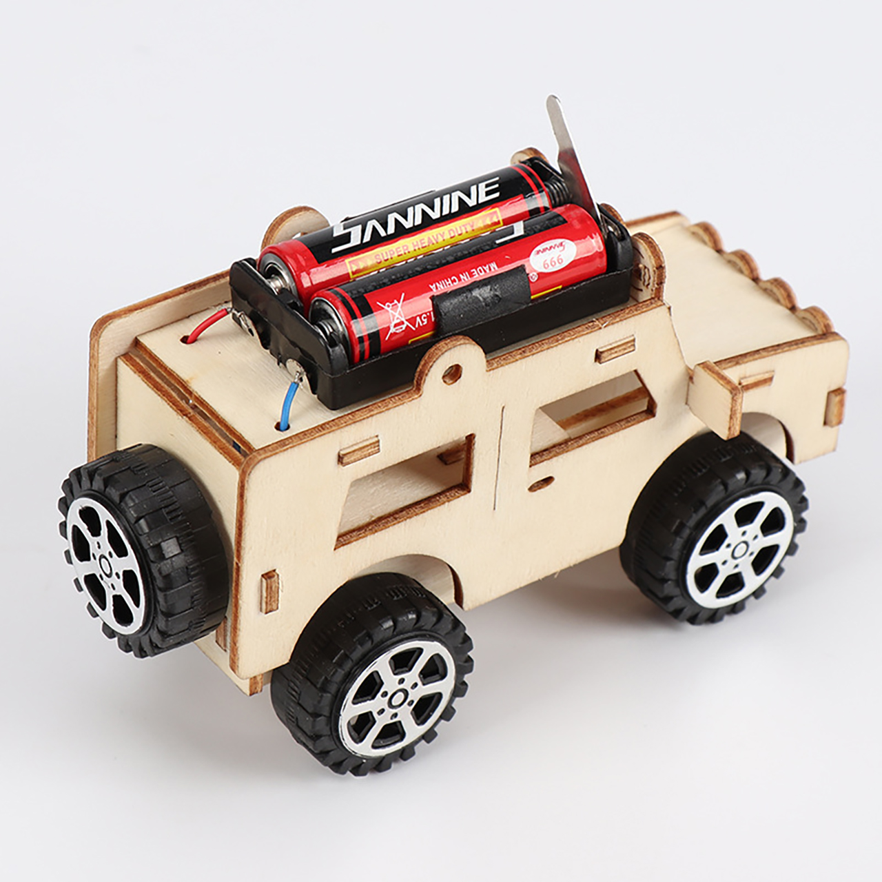 Đồ chơi trẻ em S21 thông minh sáng tạo STEM (STEAM) mô hình lắp ráp ô tô bằng gỗ