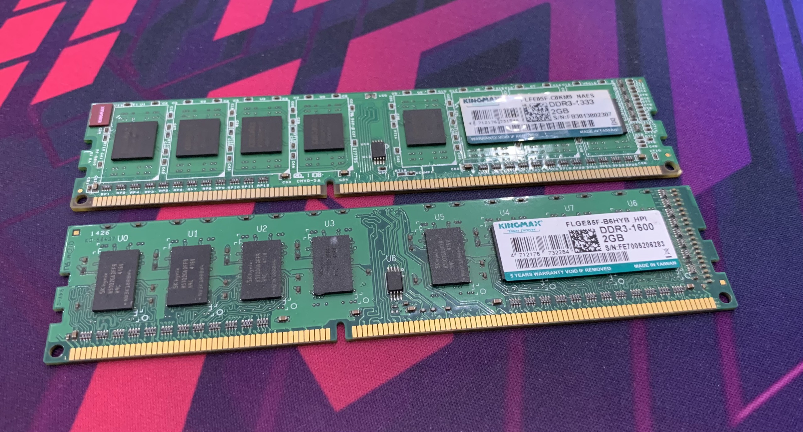 Ram KingMax PC DDR3 2GB Bus 1333/1600MHz - Hàng Chính Hãng