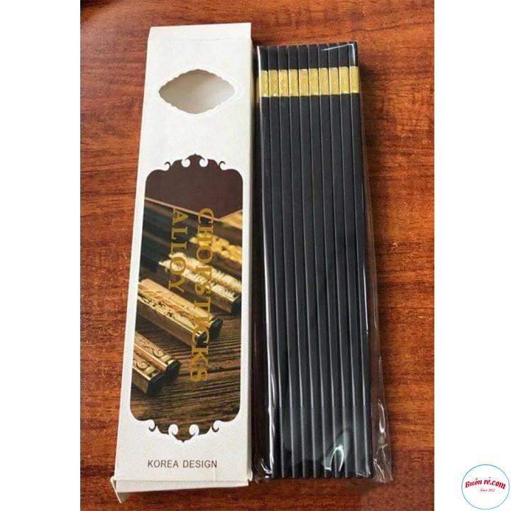 Combo 2 bộ đũa chống trơn trượt bọc hợp kim - br00333