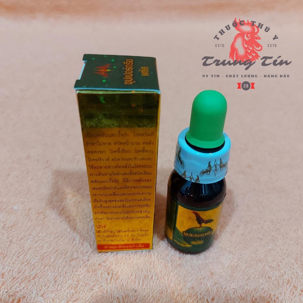 Super green plus - đặc ị gà đá - khò khè - xỗ mũi - 1 lọ / 10cc