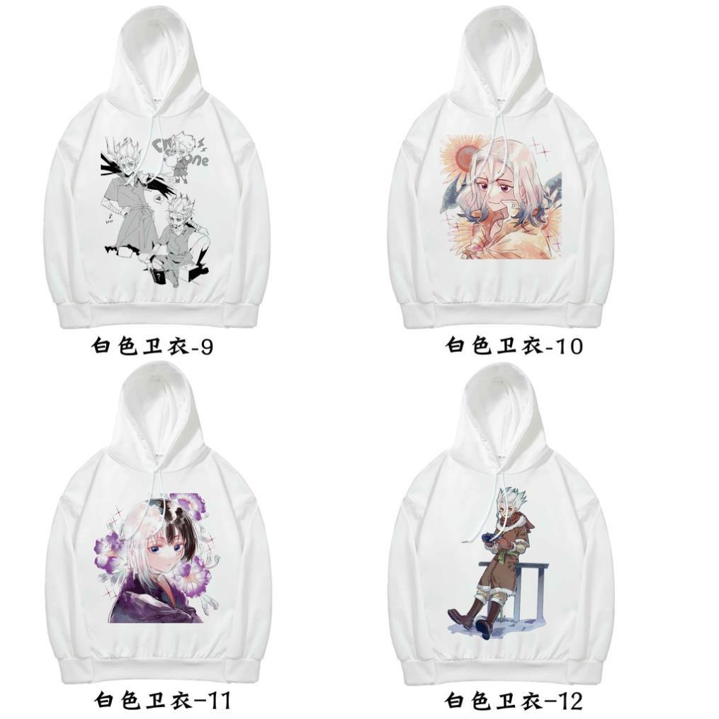 (GIA TỐT) Áo Hoodie Anime Dr.Stone