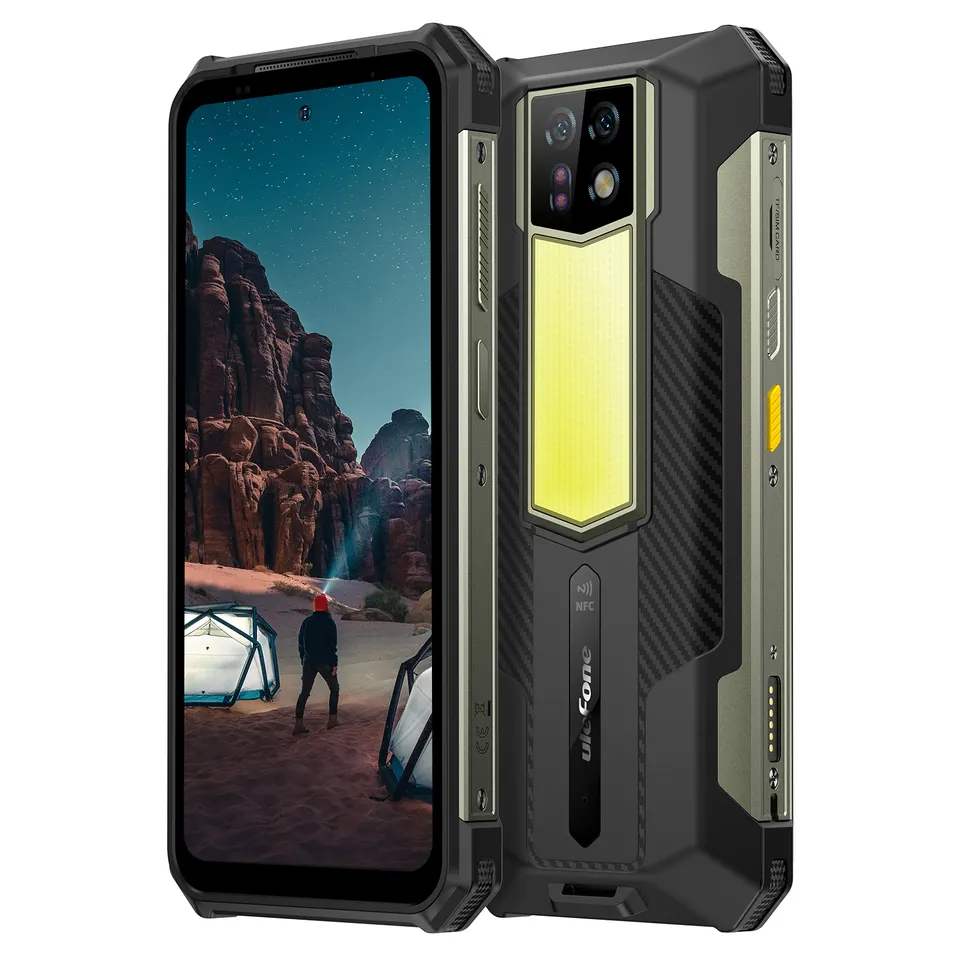 ulefone Armor 24 (TIÊU CHUẨN MIL-STD-810H ,IP69K, chống nước ,chống sốc,pin 22000mah , màn hình6,78 inch, NFC, Ram24GB(12Gb+12Gb),rom 256GB)-hàng chính hãng 