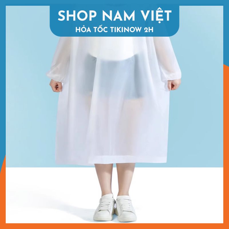 Áo Mưa Mặc Một Lần Có Nón Loại Tốt Dai Khó Rách
