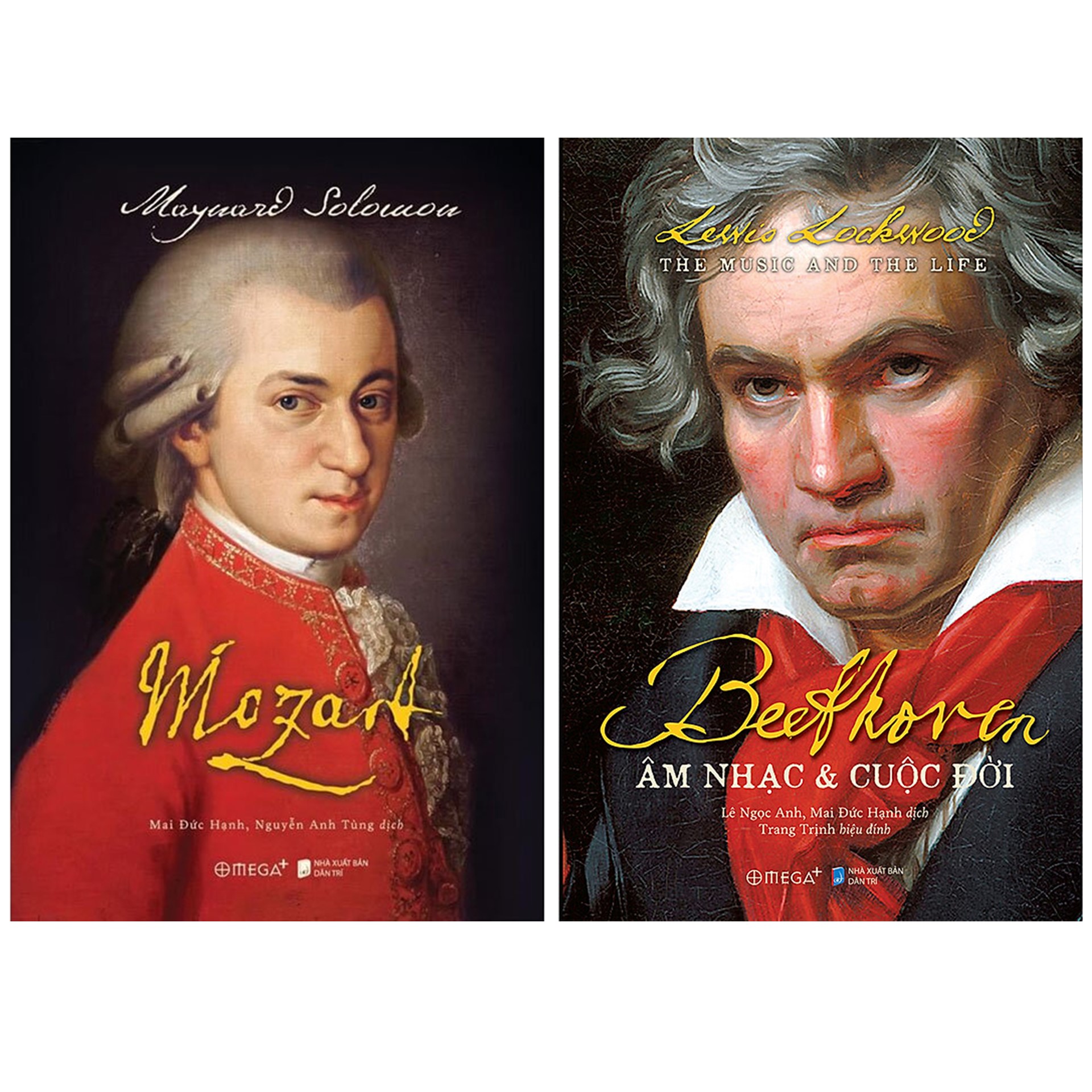 Combo Những Nhà Soạn Nhạc Thiên Tài : Mozart + Beethoven: Âm Nhạc &amp; Cuộc Đời
