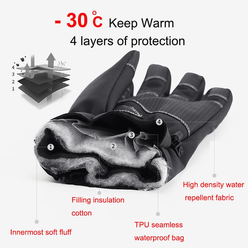 Mùa Đông Lạnh Chống Găng Tay Mne Nữ Trượt Tuyết Găng Tay Chống Trơn Trượt 100% Chống Nước Chống Gió Ngoài Trời Găng Tay Thể Thao Cao Cấp chất Lượng