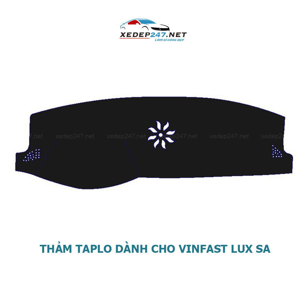 Thảm Taplo dành cho xe Vinfast Lux SA chất liệu Nhung, da Carbon, da vân gỗ