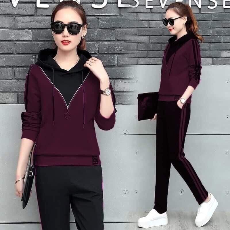 Set Bộ Phối Màu với chất liệu thun da cá dầy dặn và co giãn tốt,phong cách thời trang trẻ trung và năng động. Set Bộ Phối Màu thích hợp cho Chị/Em đi chơi,đi dạo hoặc mặc ở nhà nhé.