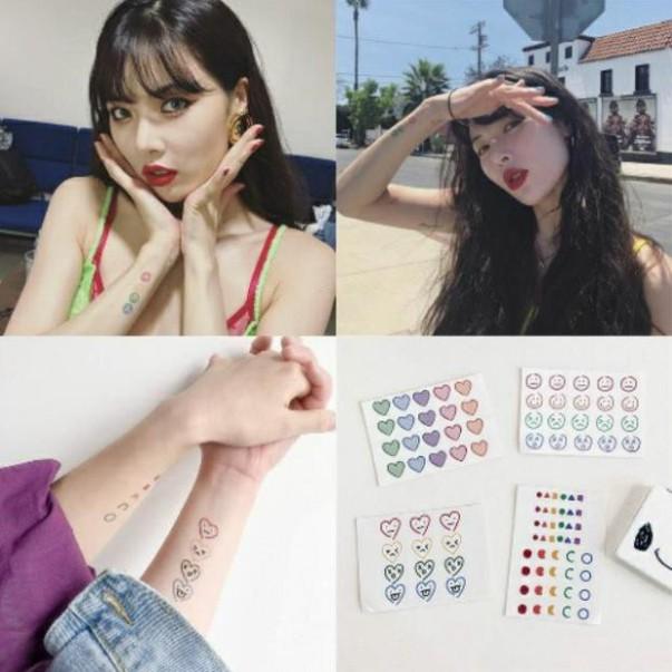 HÌnh xăm dán mini tattoo chống thấm nước cá tính