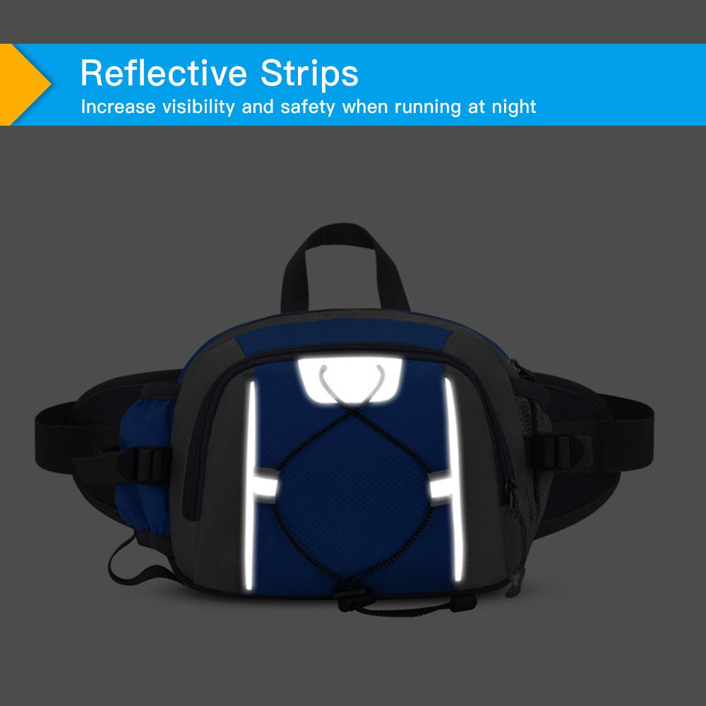 Túi đeo hông Fanny Pack cho nam nữ có chỗ để nước để đi ngoài trời chạy đi xe đạp đi du lịch