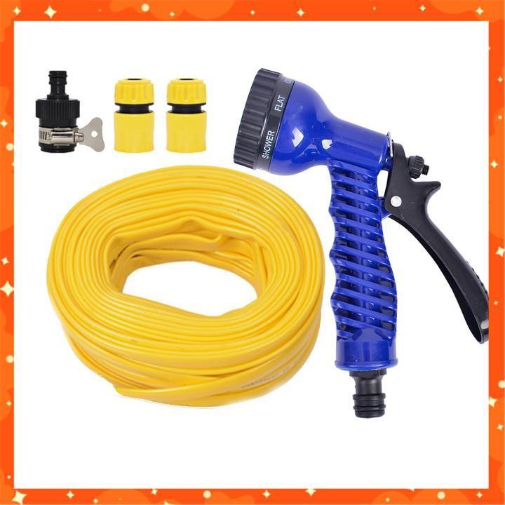 Bộ dây tăng áp 3 lần vòi xịt nước rửa xe, tưới cây loại 7-10m  206843