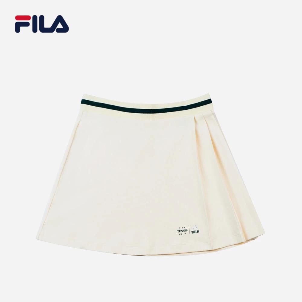 Chân váy thể thao nữ Fila Tennis Club X Smiley - FW2SKF4S10F-BGE