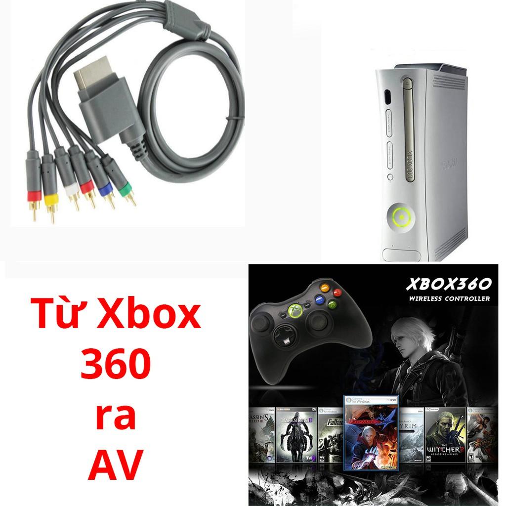 Cáp đổi tín hiệu từ máy game Xbox 360 ra AV 3 ngõ - Hồ Phạm