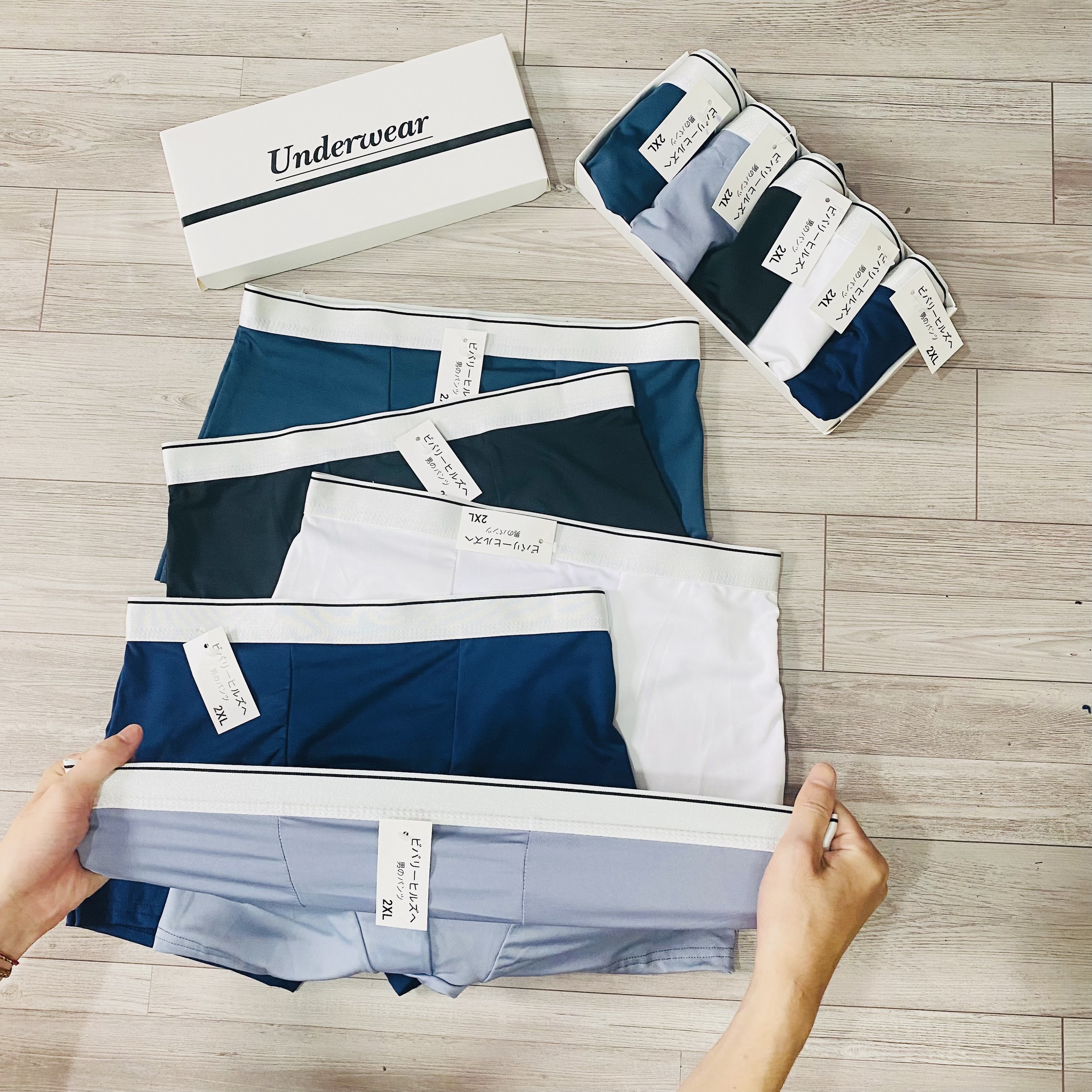 Combo 4 Quần lót nam boxer thun lạnh cạp trơn, quần sịp đùi nam thun lạnh thoáng mát,co dãn 4 chiều SDN01 PROMAN