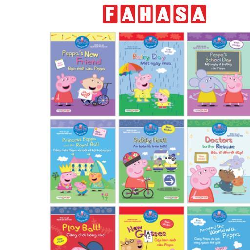 Sách - Bộ Sách Peppa Pig - Song Ngữ Anh-Việt (Bộ 9 Cuốn)