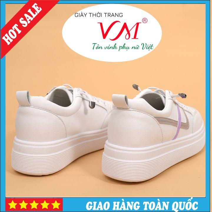 Giày Thể Thao Nữ, Chiều Cao 3CM, Da Thật Êm Ái, Bền Chắc Và Thời Trang - TT.P14108_VIOLET