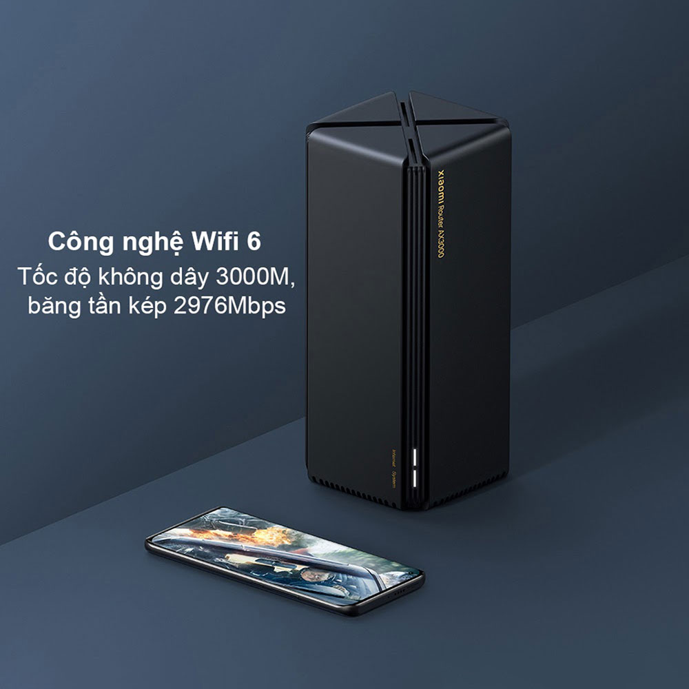 Wifi router Xiaomi AX3000 Mesh RA82 - Hàng chính hãng