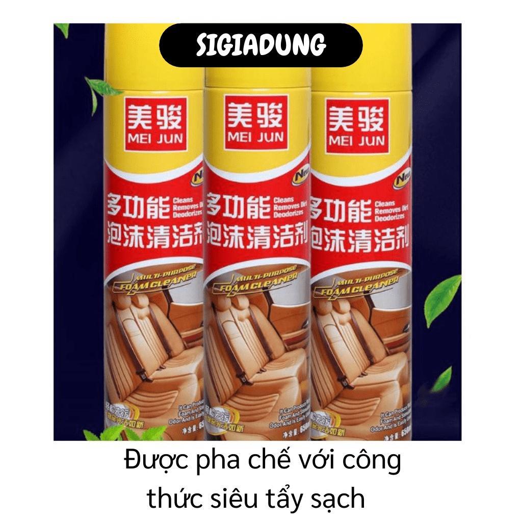 Chai Xịt Vệ Sinh Ô Tô - Bình Xịt Làm Sạch, Tẩy Nội Thất Xe Hơi Meijun 650ml 9418