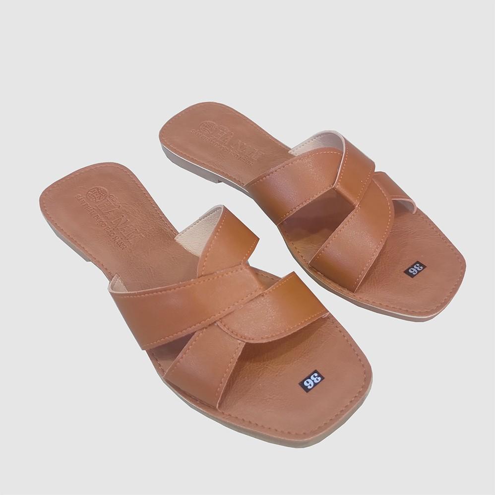 Dép Nữ Quai Ngang Đế Bệt TiTi ĐÔ Thời Trang Cao Cấp DNU2080a