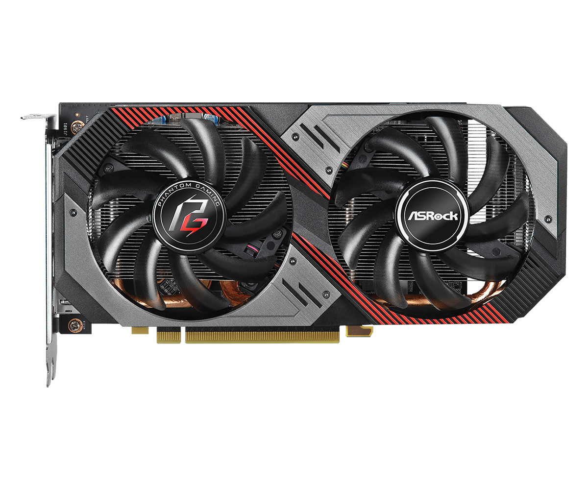 Card đồ họa VGA ASRock Radeon RX 5600 XT Phantom Gaming D2 6G OC / 192-bit GDDR6 - Hàng Chính Hãng