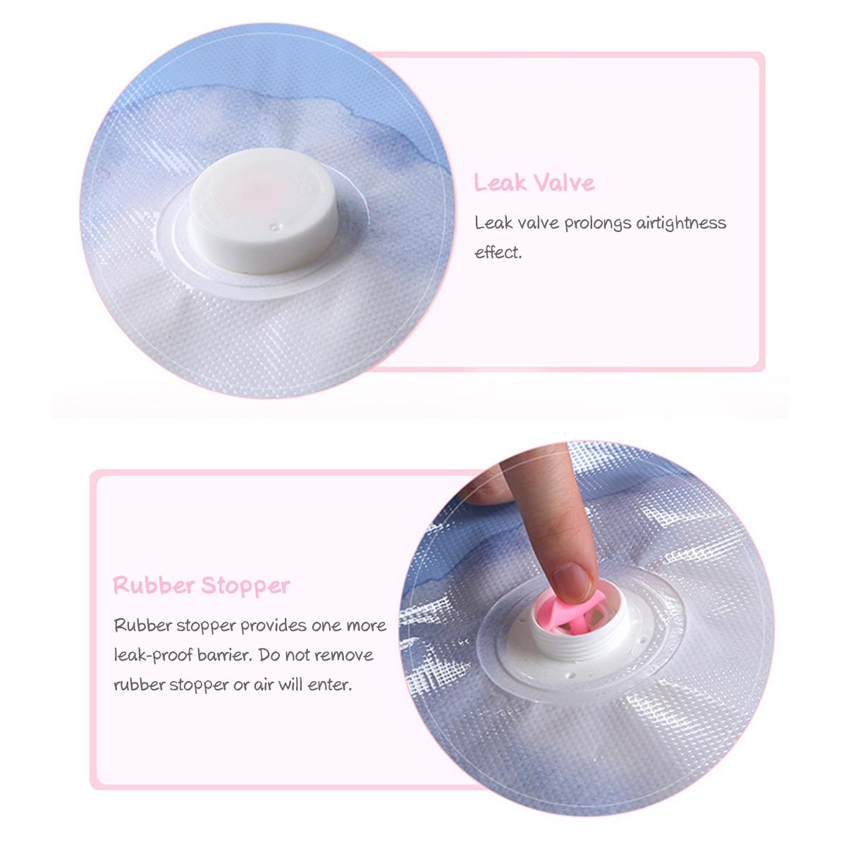 Bộ 8 túi nén chân không HOME ORGANIZER có thể tái sử dụng với bơm tay