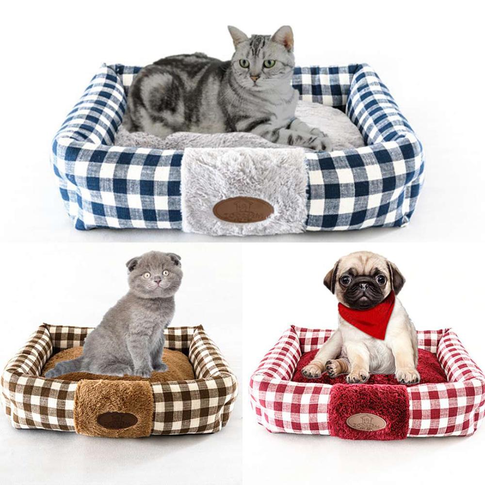 Giường cho thú cưng, chất liệu mềm, hình chữ nhật