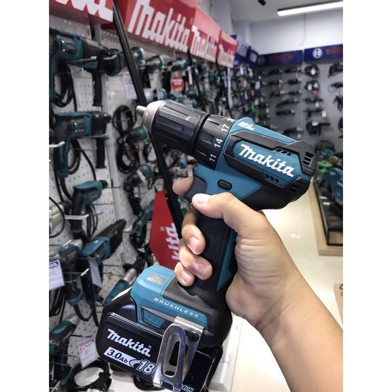 MÁY KHOAN BÚA VẶN VÍT DÙNG PIN MAKITA DHP483RTE- HÀNG CHÍNH HÃNG