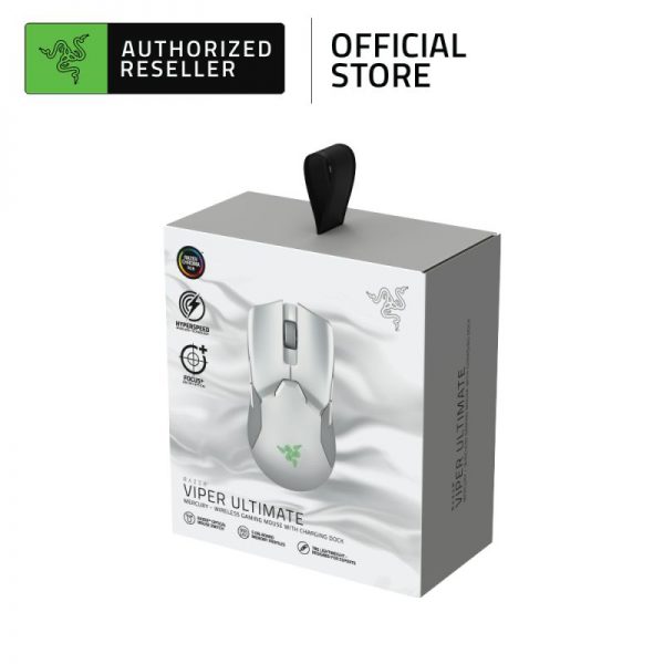 Chuột Razer Viper Ultimate-Wireless-Charging Dock-Trắng_RZ01-03050400-R3M1- HÀNG CHÍNH HÃNG