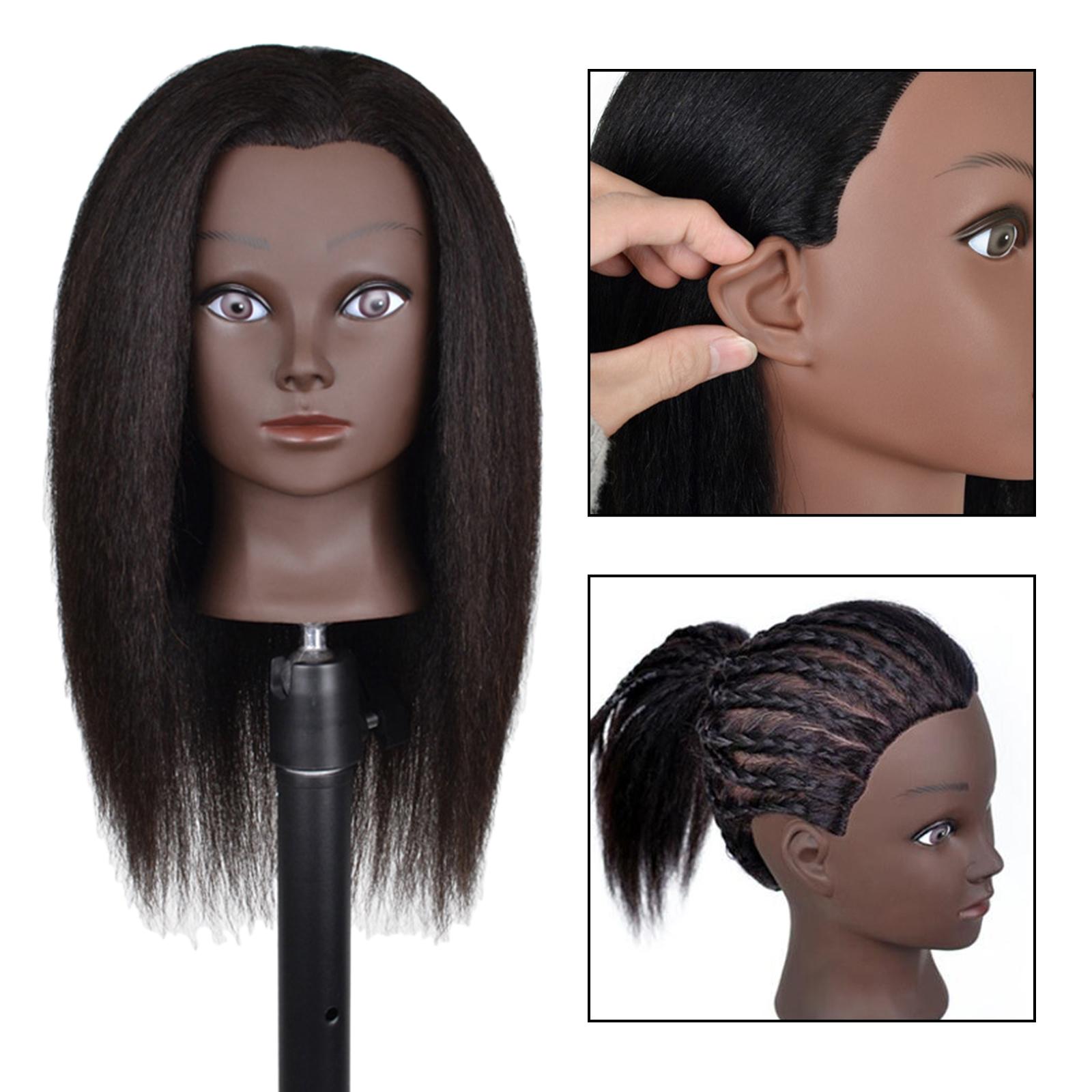 Hair Styling Practice Doll Head Training Mannequin Clamp