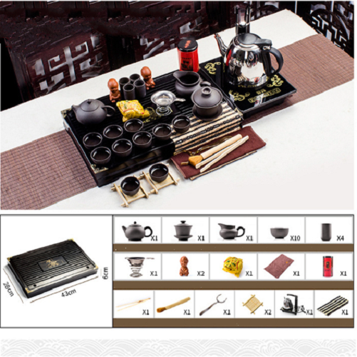 Bộ Bàn Trà Điện Gỗ Cao Cấp Jusen Tea Đại Cát Đại Lộc