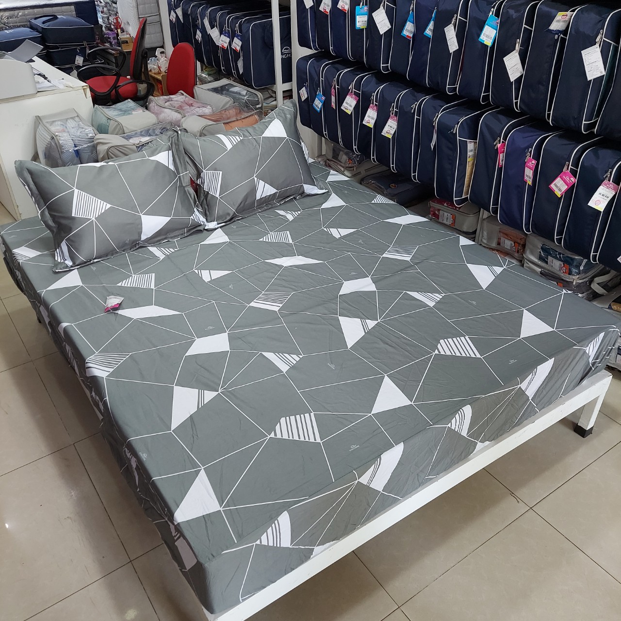 Bộ ga chun không chần Sông Hồng 120x200