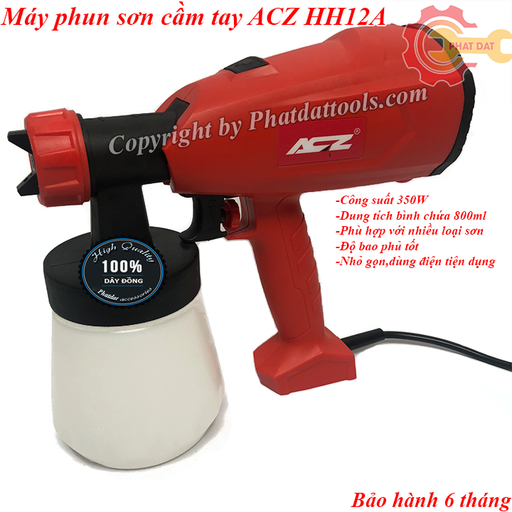 Máy phun sơn cầm tay ACZ HH12A - Bảo hành 6 tháng