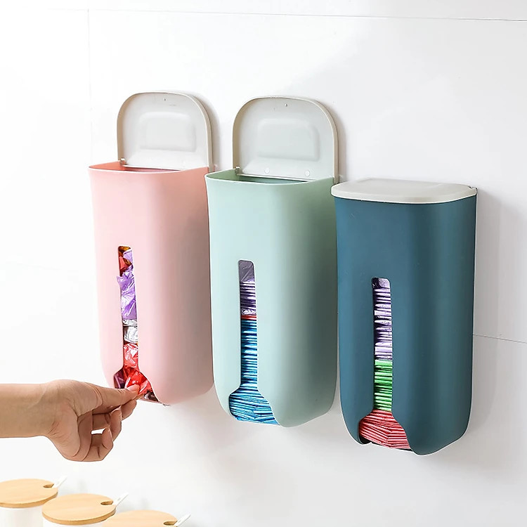 Hộp dán tường đựng túi rác GROFA - màu ngẫu nhiên