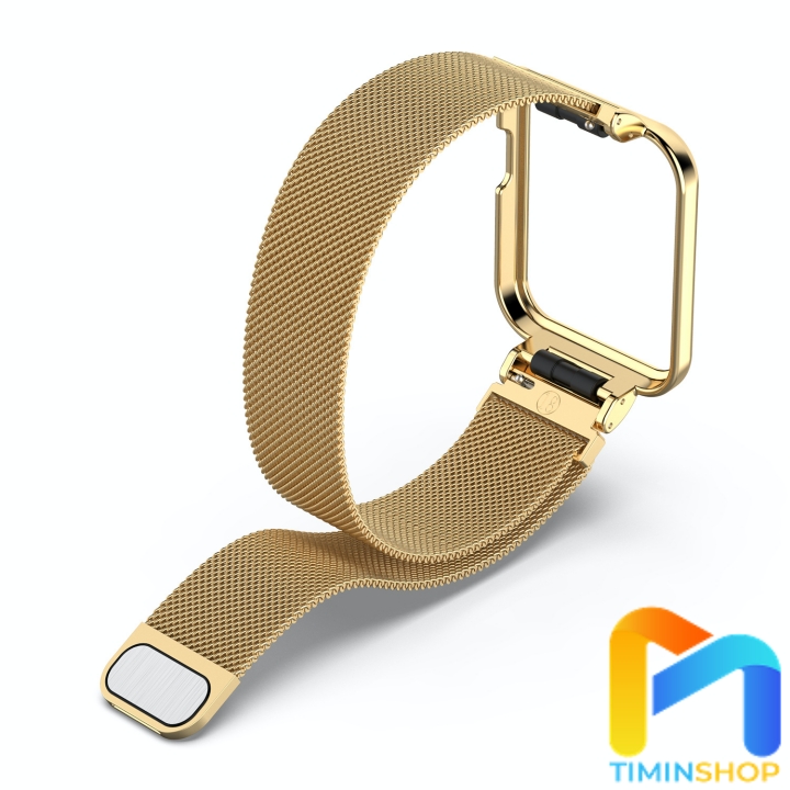 Dây đeo cho Xiaomi Mi Watch Lite - Dây thép, khóa nam châm