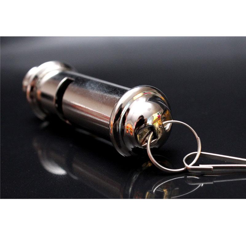 Cảnh sát còi bằng thép còi quân sự với dây buộc dây thể thao ngoài trời Color: Red