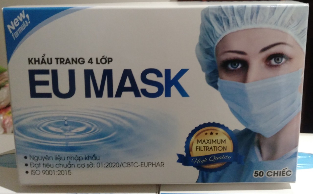 Khẩu trang EUmask – khẩu trang y tế 4 lớp