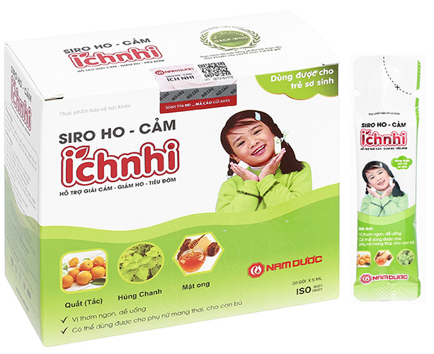 Siro ho cảm Ích Nhi (30 gói x5ml)