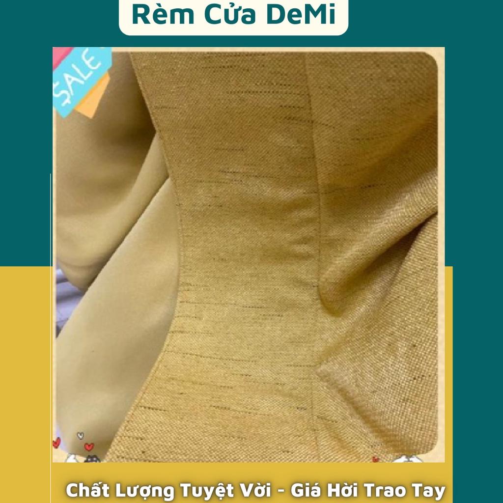 Rèm cửa sổ cản sáng- may theo thiết kế riêng sẵn khoen cắt chiều cao miễn phí