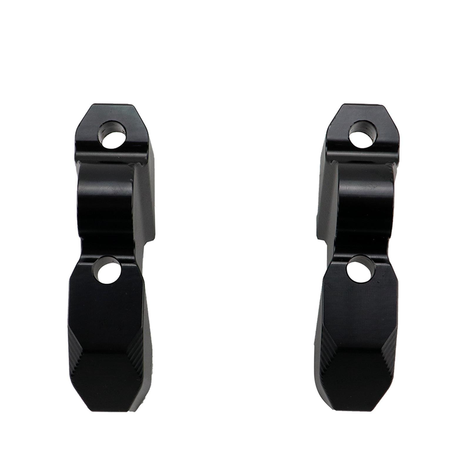 Handlebar Riser Clamps Replacement Portable Spare Part Aluminum Alloy Easy to Install Durable Accessories Black for Sportster S 1250 SS